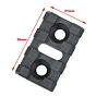 5KU slitta 20mm B-2L per astina lower rail ZENITCO style media