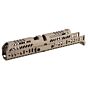 5KU ZENITCO style SPORT 4 EXTENDED rail handguard full set for ak electric gun (tan)