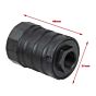 5KU spegnifiamma X12 in acciaio con coperchio anti vampa (14mm-)