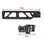 5KU adattatore calcio FOLDING MECH picatinny con tubo MINIMAL 6 pos per fucile MCX