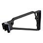 5KU TRIANGLE 8" stock with FOLDING MECH and cheek riser (black)