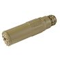 5KU silenziatore CGS style SCI-SIX con spegni fiamma (tan)