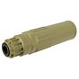5KU silenziatore CGS style SCI-SIX con spegni fiamma (tan)