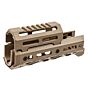 5KU Astina rail corta CRC style per fucile elettrico AK (tan)
