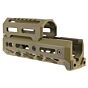 5KU Astina rail corta CRC style per fucile a gas GHK AK (tan)