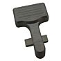 Retroarms CNC aluminium bolt stop type B for m4 electric gun (black)