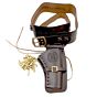 Denix SET cinturone DELUXE con fondina e cartucce per pistola revolver cal.45 (marrone scuro)