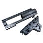 Retroarms gearbox SEPARATO rinforzato CNC da 8mm per fucili elettrici ver.2 (reggi molla sgancio rapido)