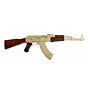 Denix fucile da collezione AK47 Dorato