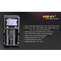 Fenix caricatore universale per 2 batterie con display