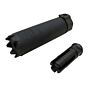 SHS silenziatore SF 556 MINI monster con spegni fiamma 14mm- (nero)