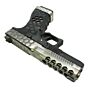 Armorer Works pistola a gas G17 HEX CUSTOM full metal inox (grip nera)