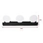 TMC bersaglio in metallo FYT outdoor 3-line plate rack