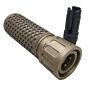 Big dragon silenziatore KAC-QDC CQB con spegnifiamma per fucile elettrico 14mm- (tan)