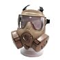 Big dragon full face fan gas mask deluxe (tan)