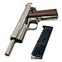 Bruni pistola a salve M1911 AUTOMATIC 9mm PAK (nickel)