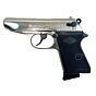 Bruni pistola a salve POLICE PPK 9mm (nickel)