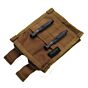 Pantac porta granata ev 40mm malice doppia coyote brown