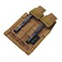 Pantac porta caricatore doppio pistola malice coyote brown