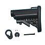 G&p calcio stubby stock per fucile elettrico m4 (nero)
