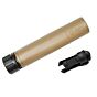 PTS DEAD AIR SANDMAN-S silencer with hider for 14mm- electric gun (dark earth)