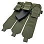 DEFCON5 tasca tripla per caricatore AK/M4 (verde)