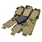 DEFCON5 tasca tripla per caricatore AK/M4 (vegetata)