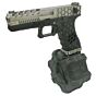 Armorer Works caricatore drum 350 colpi per pistole a gas g17