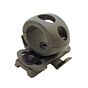 Emerson fast helmet rail con porta torcia (verde)