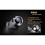 Fenix FD41 adjustable beam tactical flashlight