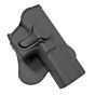 Amomax fondina rigida Gen.2 per pistole glock (nera)