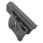 Amomax fondina rigida Gen.2 per pistole glock (nera)