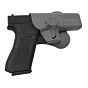 Amomax fondina rigida Gen.2 per pistole glock (nera)