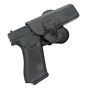 Amomax fondina rigida Gen.2 per pistole glock full size (nera)