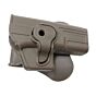Amomax fondina rigida CQB per pistole glock (Dark earth)