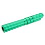 5KU canna esterna in alluminio LW 4.3"" per pistola a gas Hi Capa (verde)