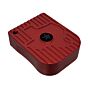 5KU STI 2011 aluminum magazine base for hi capa gas pistol (red)