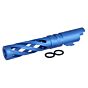 5KU canna esterna in alluminio FORATA per pistola a gas Hi Capa 4.3 (blu)