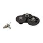 Modify SMOOTH steel gear set with lower support for 7mm gearbox (16.32:1) Hi Speed
