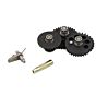 Modify gruppo ingranaggi in acciaio SMOOTH con chiave per gearbox 6mm (16.32:1) Hi Speed