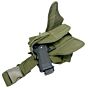 Wosport fondina per pistola tornado type (verde)
