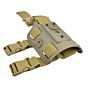 Wosport pad cosciale per fondine rigide (tan)