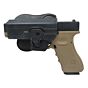 Wosport fondina QR per pistola glock nera (sinistra)