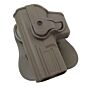 Wosport QR holster for glock pistol tan (left Hand)