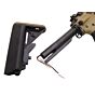 G&G m4 cm18 mod1 combat machine electric gun (tan body)