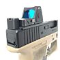 Airsoft Artisan RMR mount with sights for WE G17 gas pistol