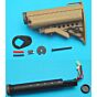 G&p mod butt stock for m4 (tan)