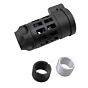 G&p standard iron bars flash hider for electric gun (black)