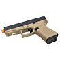 We g19 railed frame full metal gas pistol tan (gen.4)
