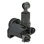 G&p 600mt flip up rear sight (black)